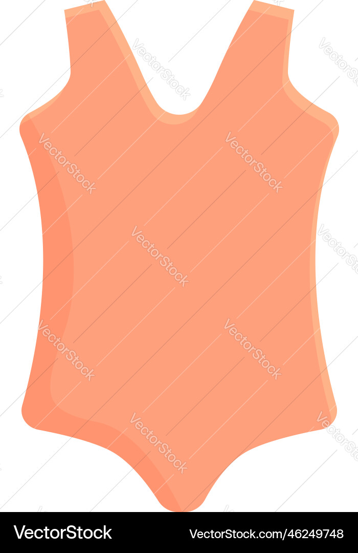 Girl swimwear icon cartoon swim pool Girl swimwear icon cartoon swim pool vector image