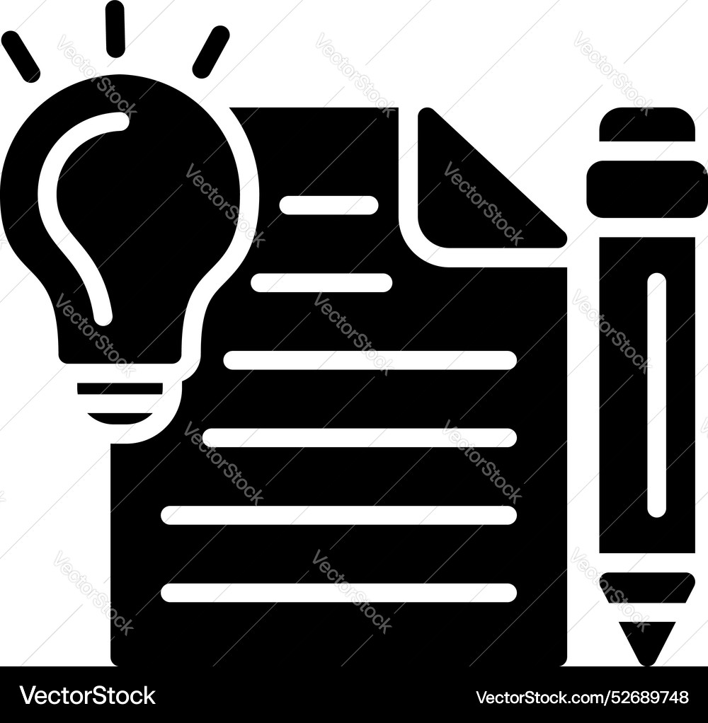 Idea icon Royalty Free Vector Image - VectorStock