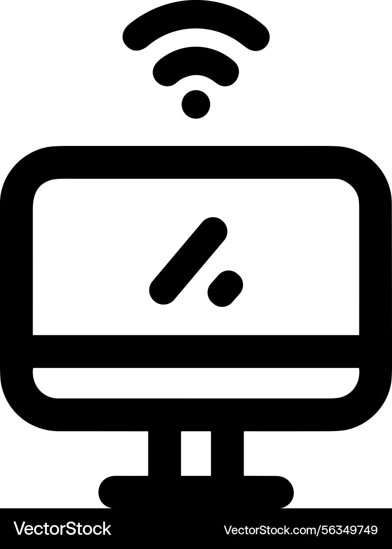 Computer icon symbol image Vector Image