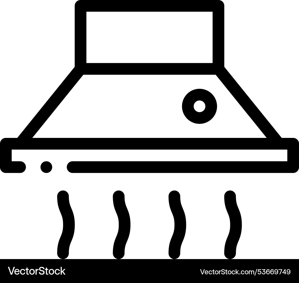 Extractor icon thin linear style design isolated vector image