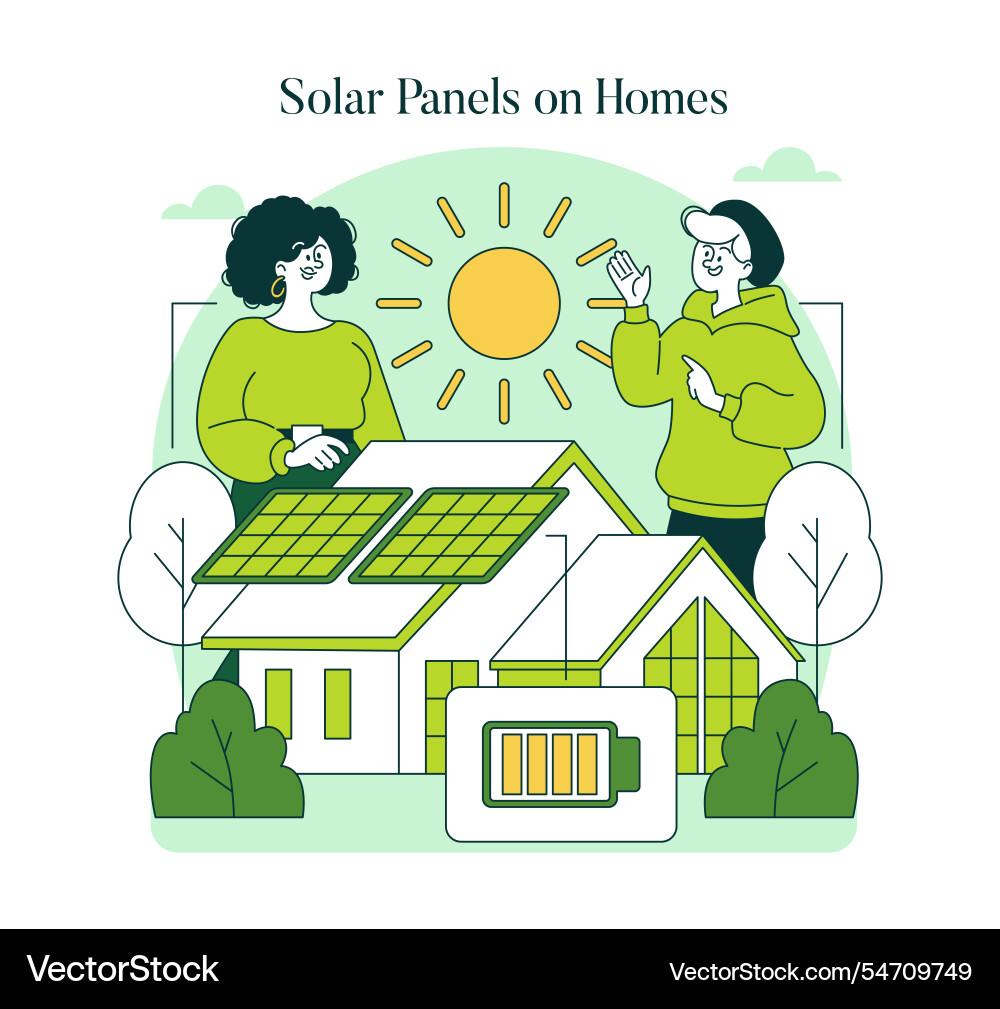 Green lifestyle flat Green lifestyle flat vector image