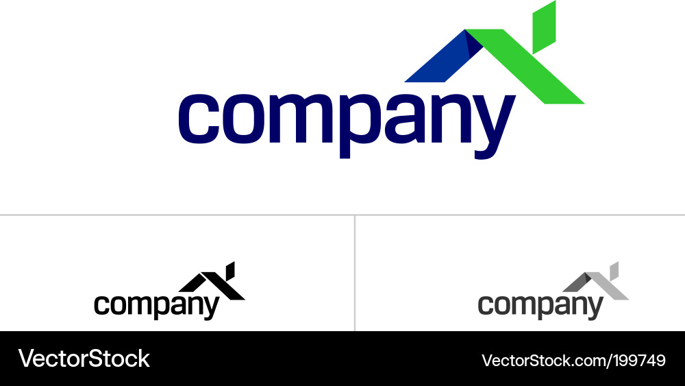 House Roof Logo vector image