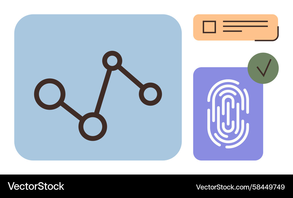 Secure Data Connectivity Vector Image