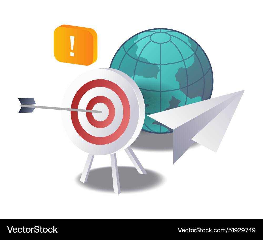 Strategies targeting business development Vector Image