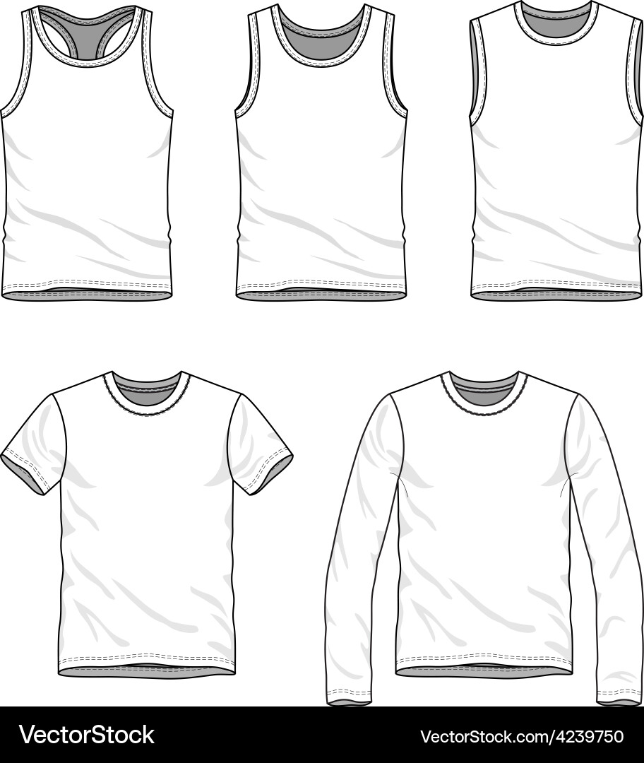 Clothing set Royalty Free Vector Image - VectorStock