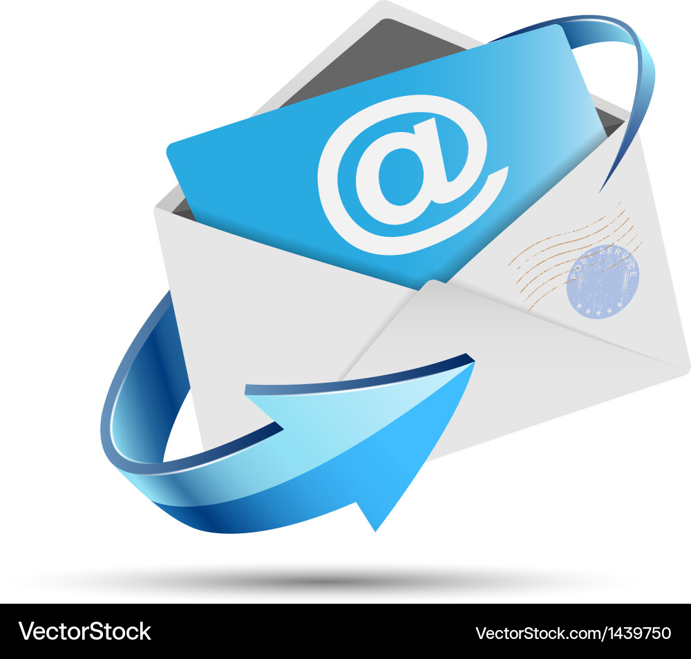 Mail Envelope with Message vector image