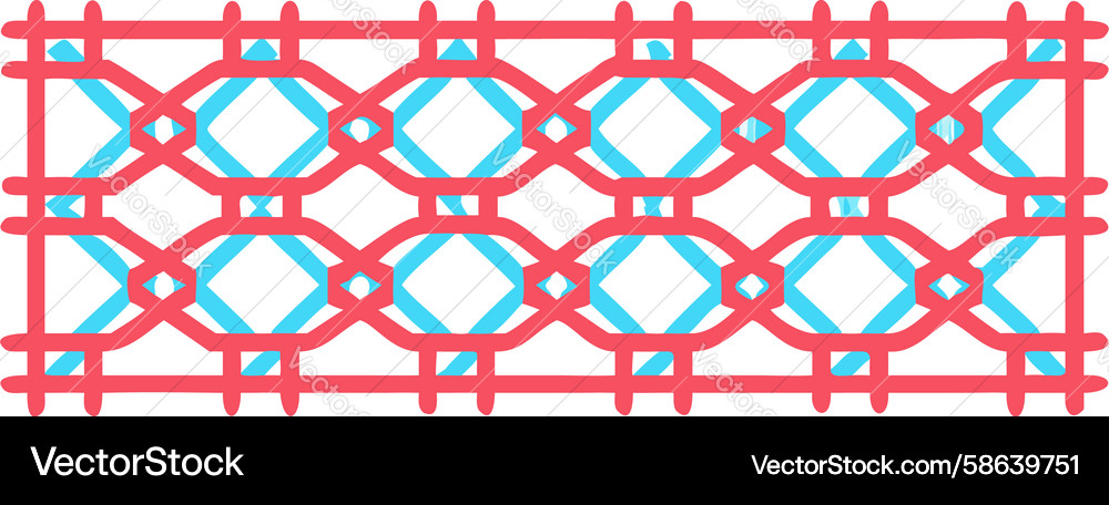 Black hexagonal mesh pattern design generative ai Vector Image