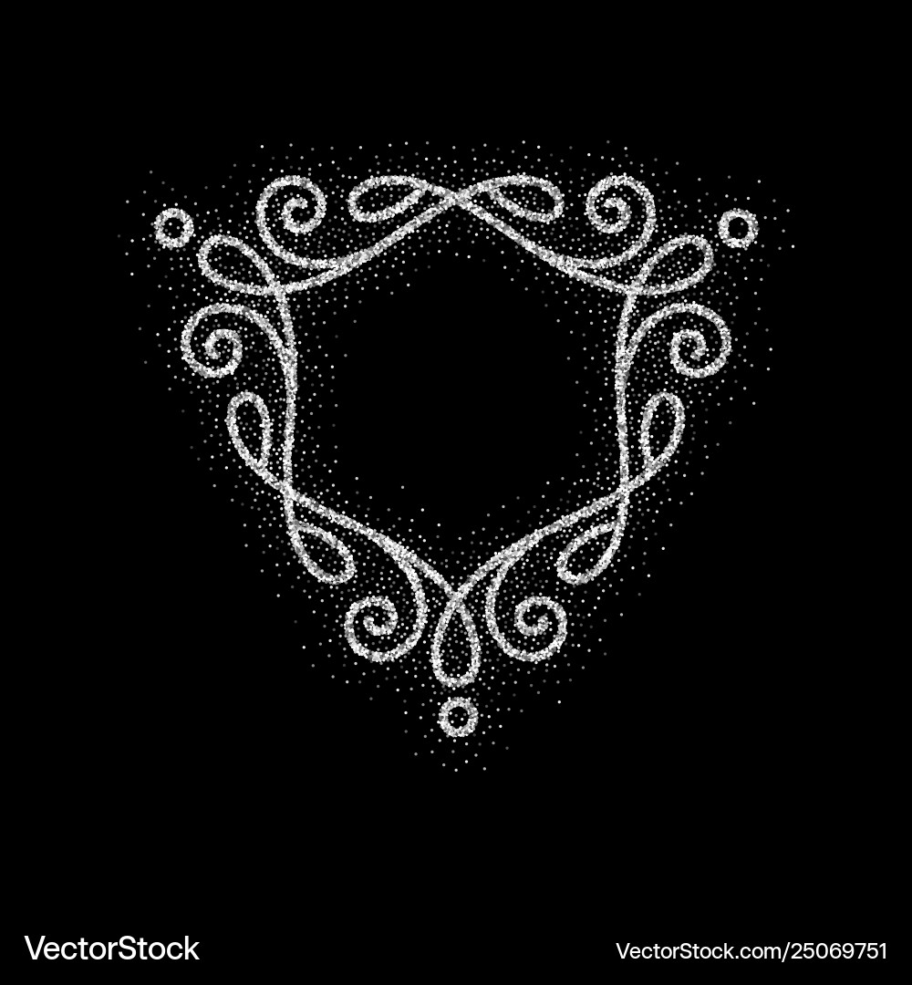 Elegant hand drawn retro floral frame Elegant hand drawn retro floral frame vector image