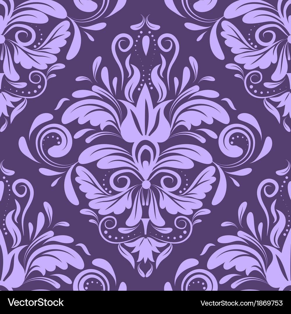 Damask pattern Vector Image