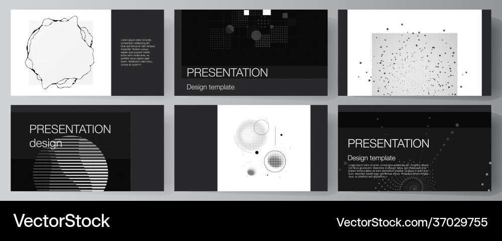 Layout presentation slides design Layout presentation slides design vector image