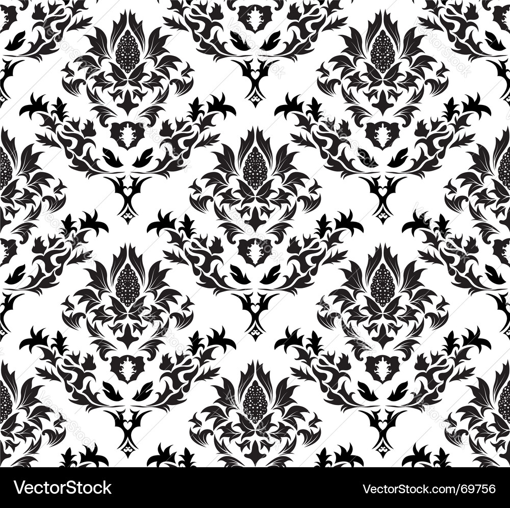 Elegant Damask Pattern vector image