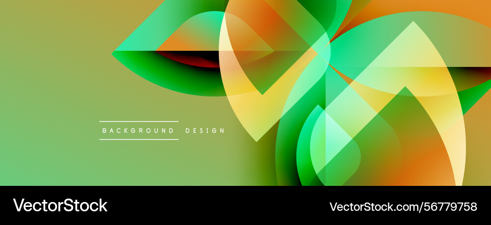 Abstract geometric shapes overlap creating Abstract geometric shapes overlap creating Vector Image