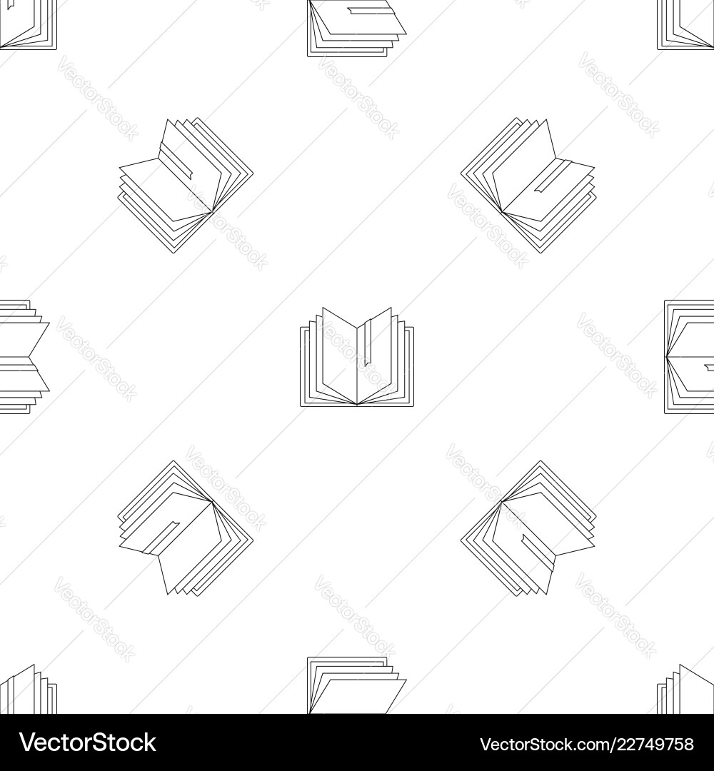 Dictionary pattern seamless Dictionary pattern seamless vector image