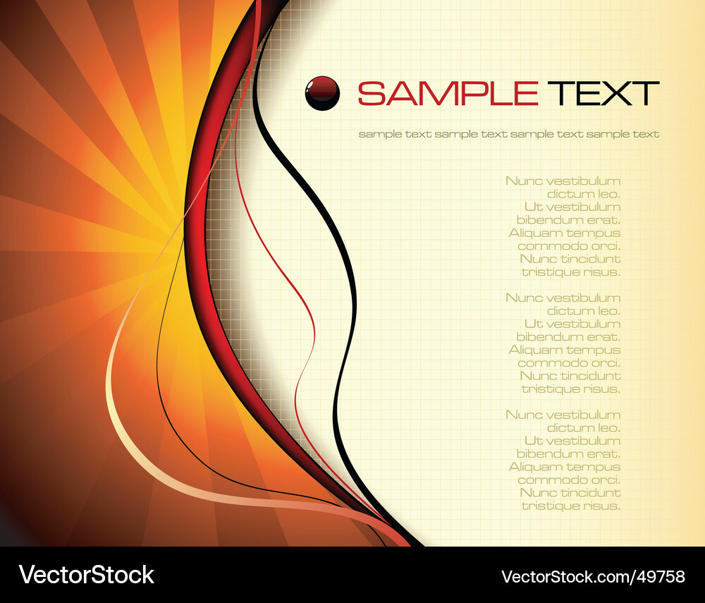 Dynamic Abstract Background Vector Image