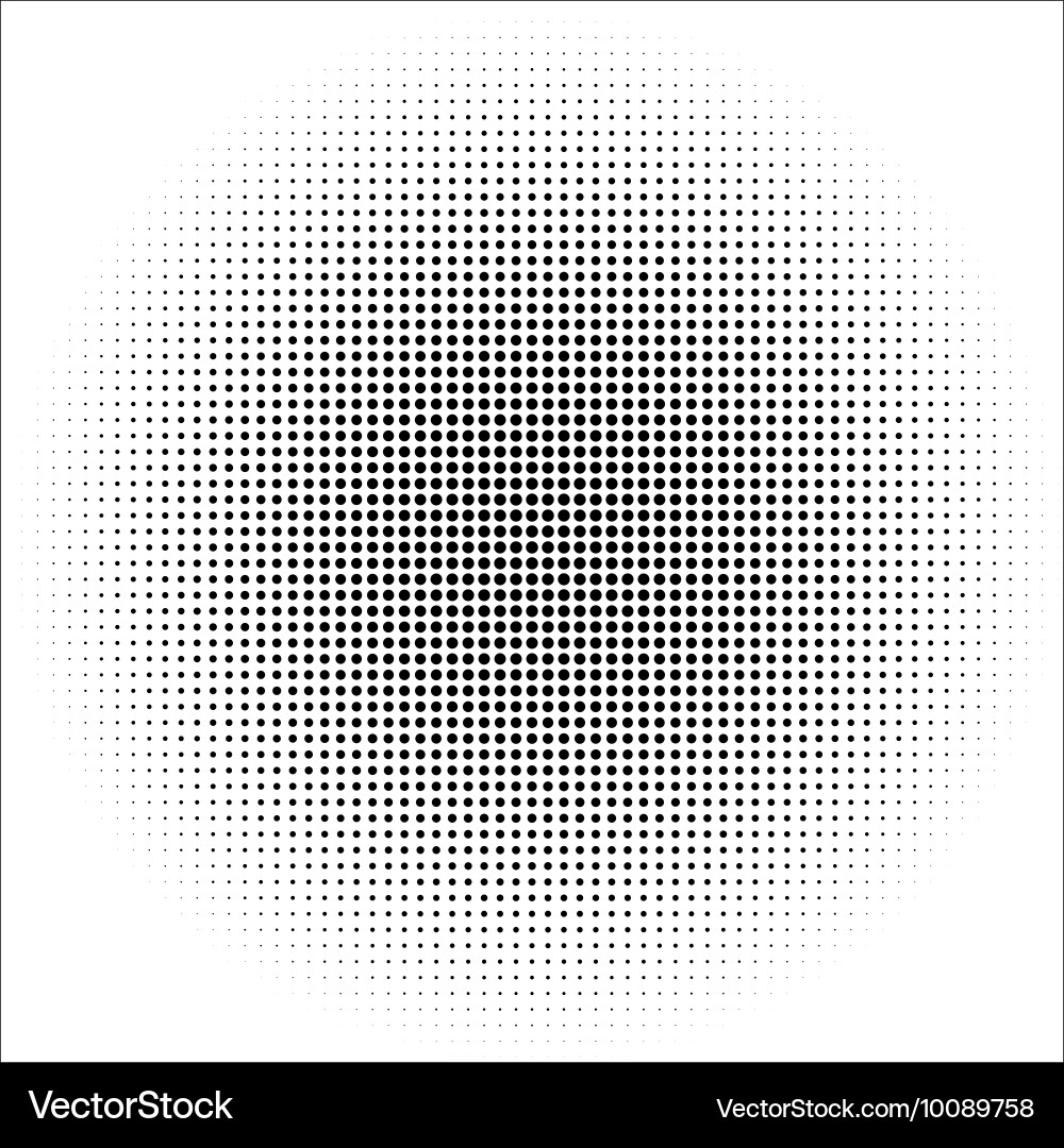 Halftone Dot Pattern Background vector image