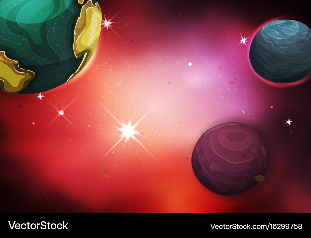 Space background Royalty Free Vector Image - VectorStock