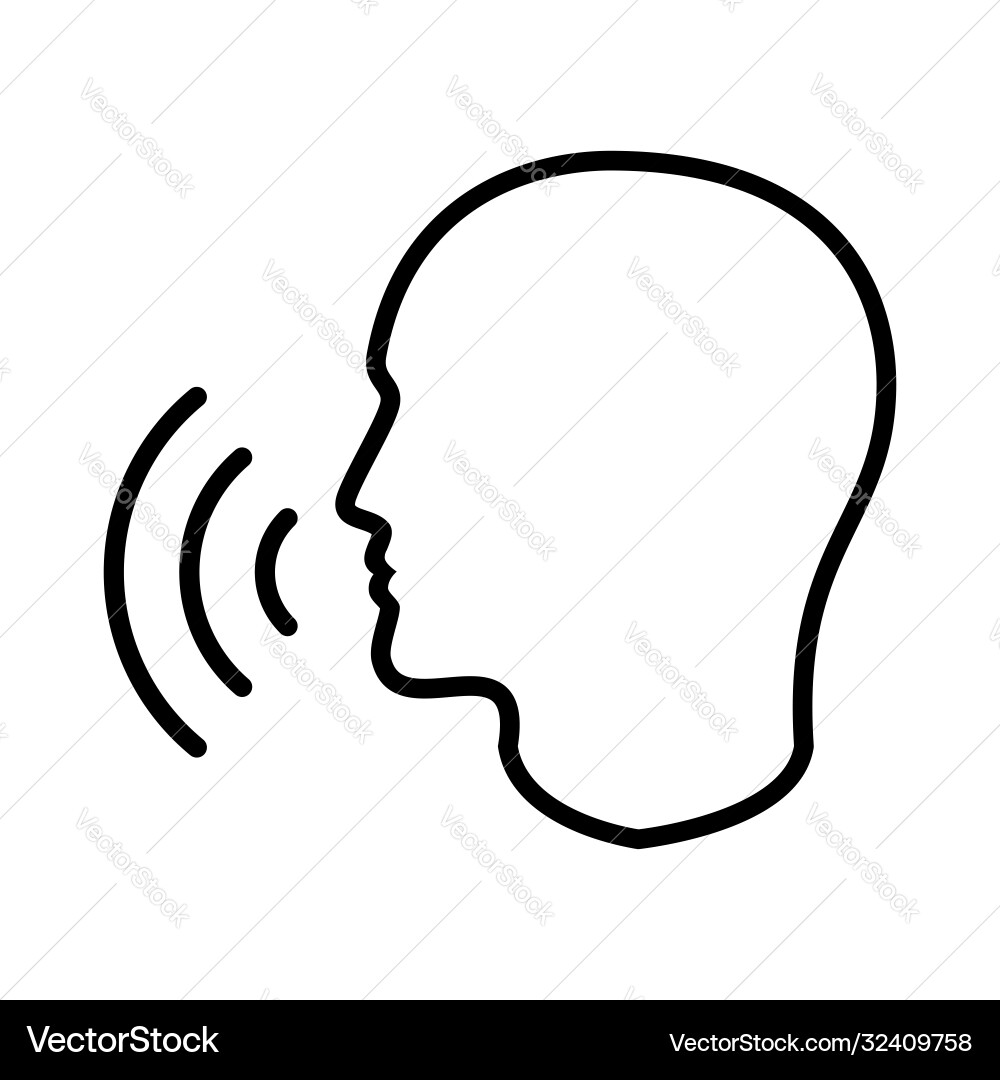 Voice 3 vector image