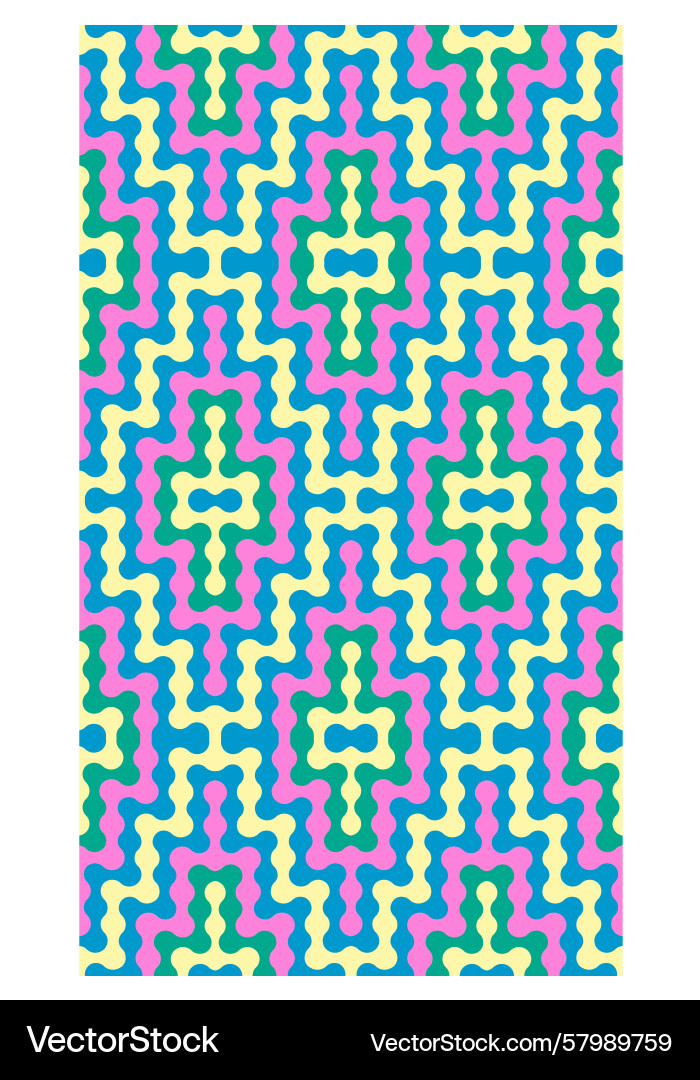 Abstract seamless zig zag line art parint Vector Image