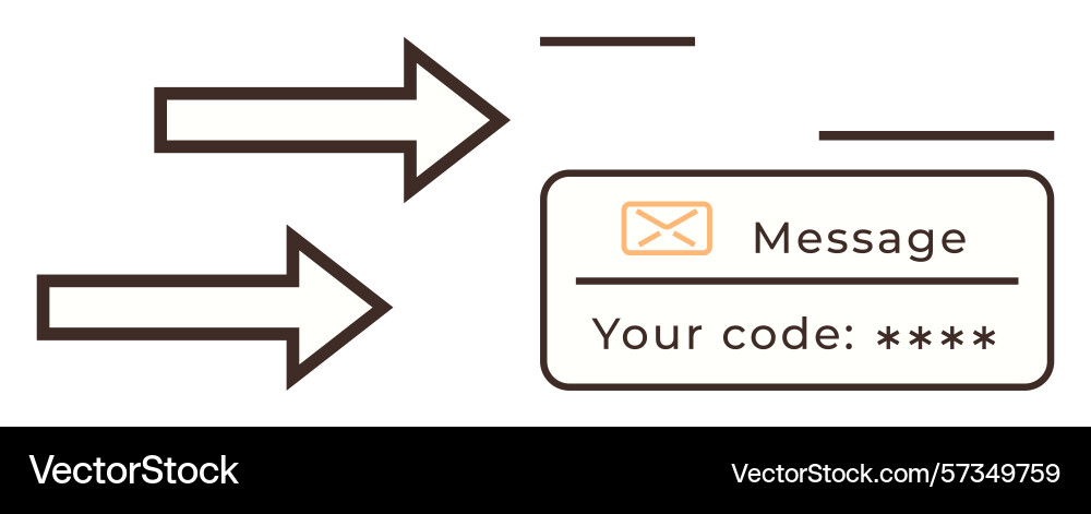 Sichere Kommunikation mit Prüfcode Sichere Kommunikation mit Prüfcode vektorbild