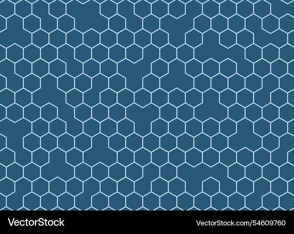 Seamless pattern with contour hexagons geometric Seamless pattern with contour hexagons geometric vector image