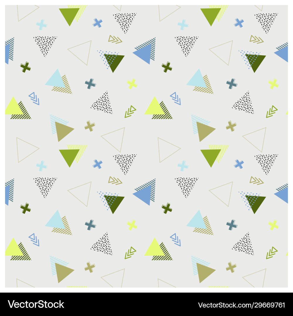Memphis style abstract seamless pattern Memphis style abstract seamless pattern vector image