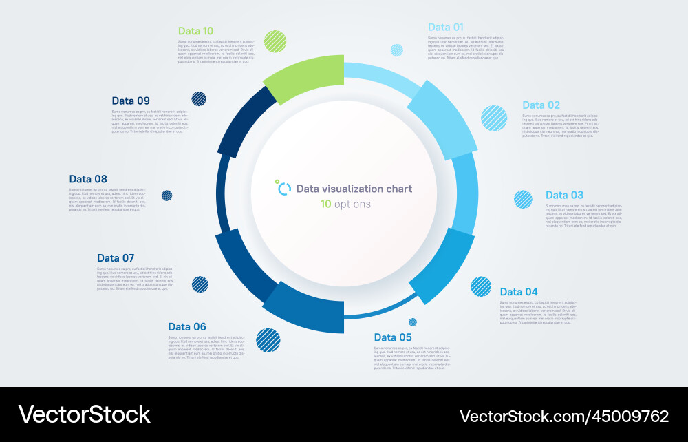 Pie Chart Infografische Vorlage im Formular Pie Chart Infografische Vorlage im Formular vektorbild