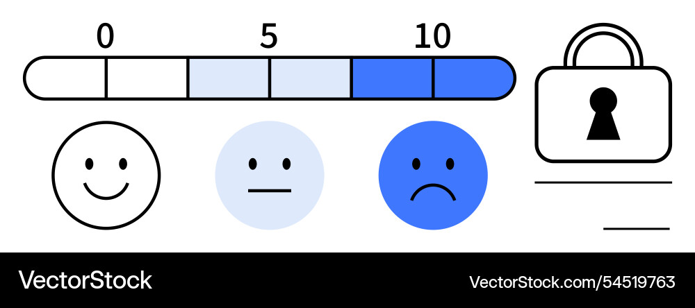 User Satisfaction Rating Icons Vector Image