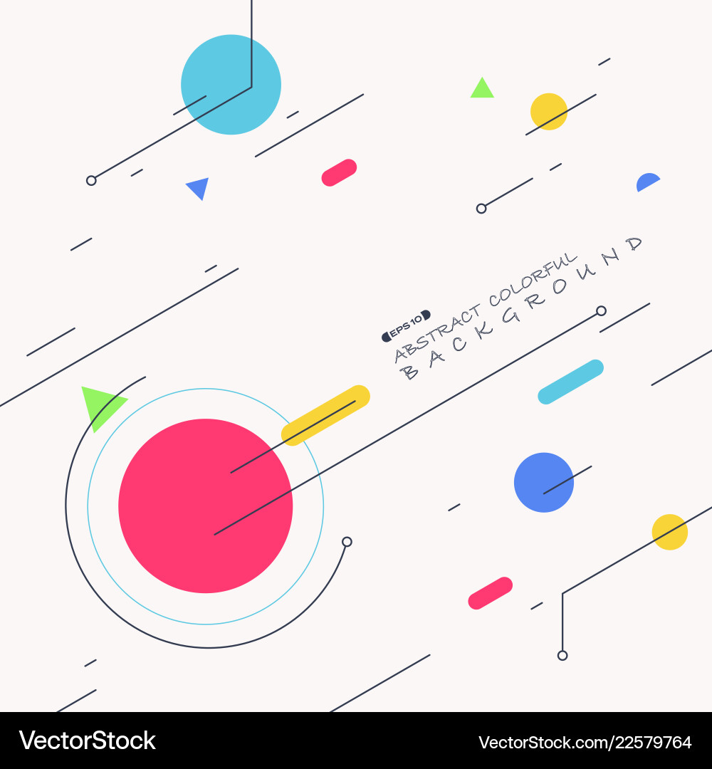 Abstract background of colorful geometric pattern Abstract background of colorful geometric pattern vector image