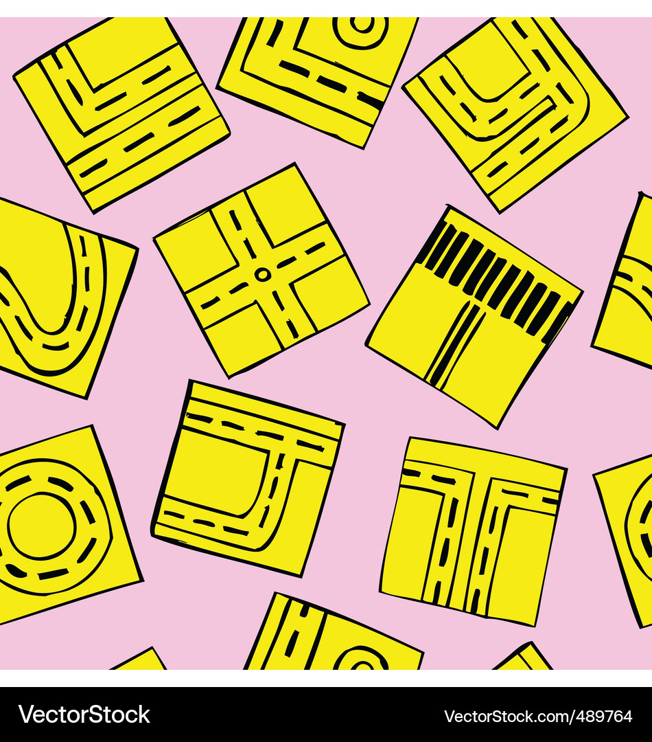 Traffic pattern Vector Image
