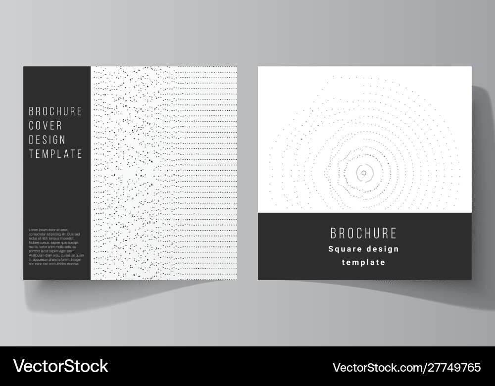 Minimal layout two square Minimal layout two square vector image