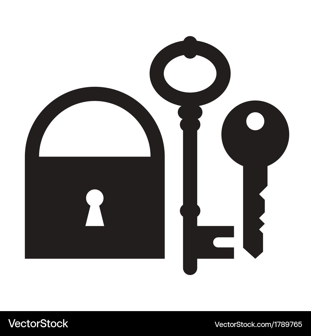 Padlocks and Keys Collection Royalty Free Vector Image