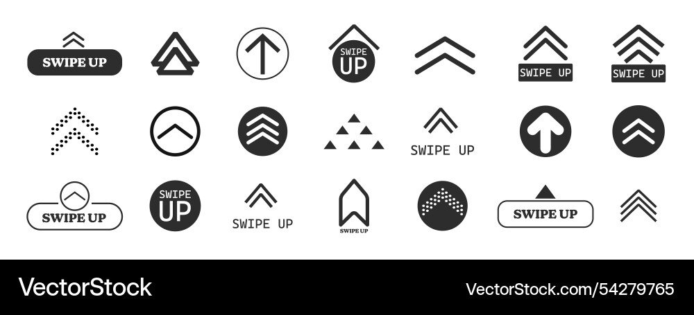 Schieben Sie Pfeil Taste Scroll-ui-Symbol Schieben Sie Pfeil Taste Scroll-ui-Symbol vektorbild