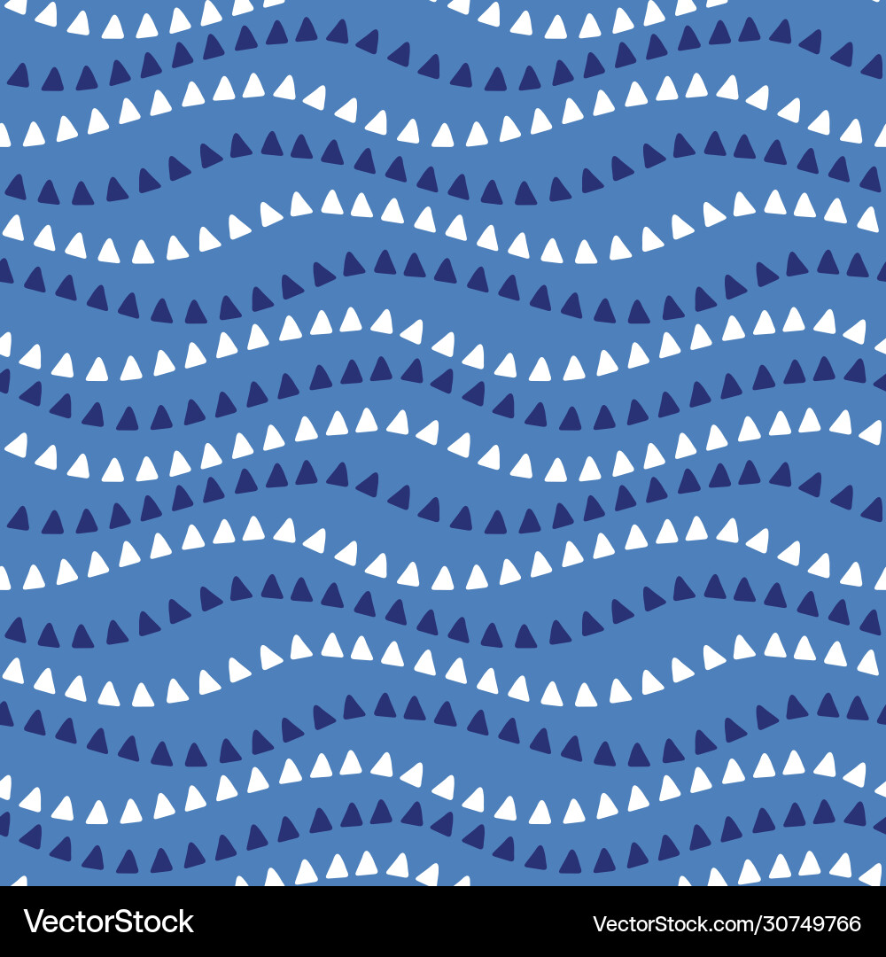 Triangle pattern seamless repeat vector image