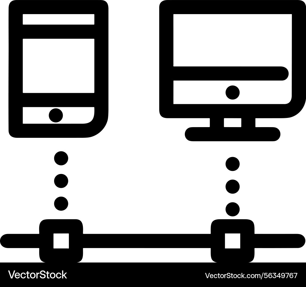 Computer icon symbol image Computer icon symbol image Vector Image