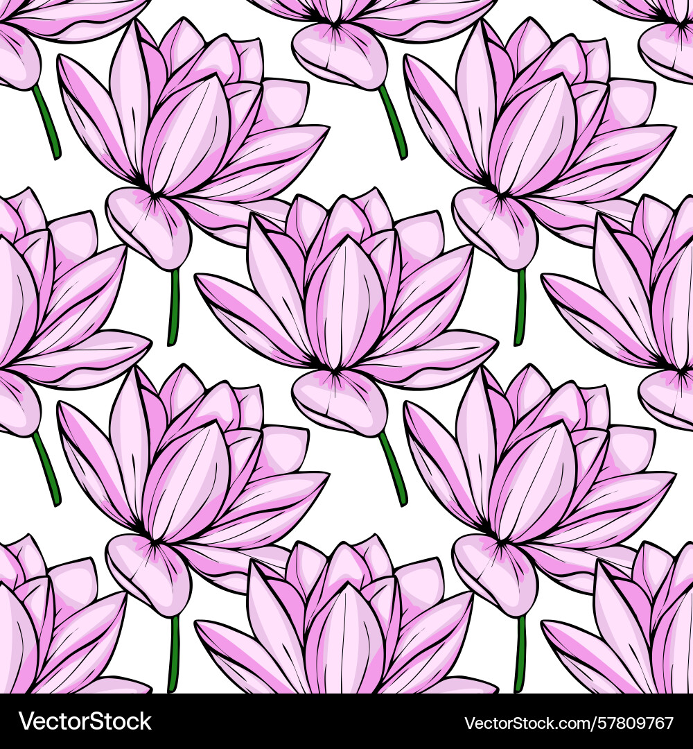Elegant seamless pattern featuring delicate light Elegant seamless pattern featuring delicate light Vector Image