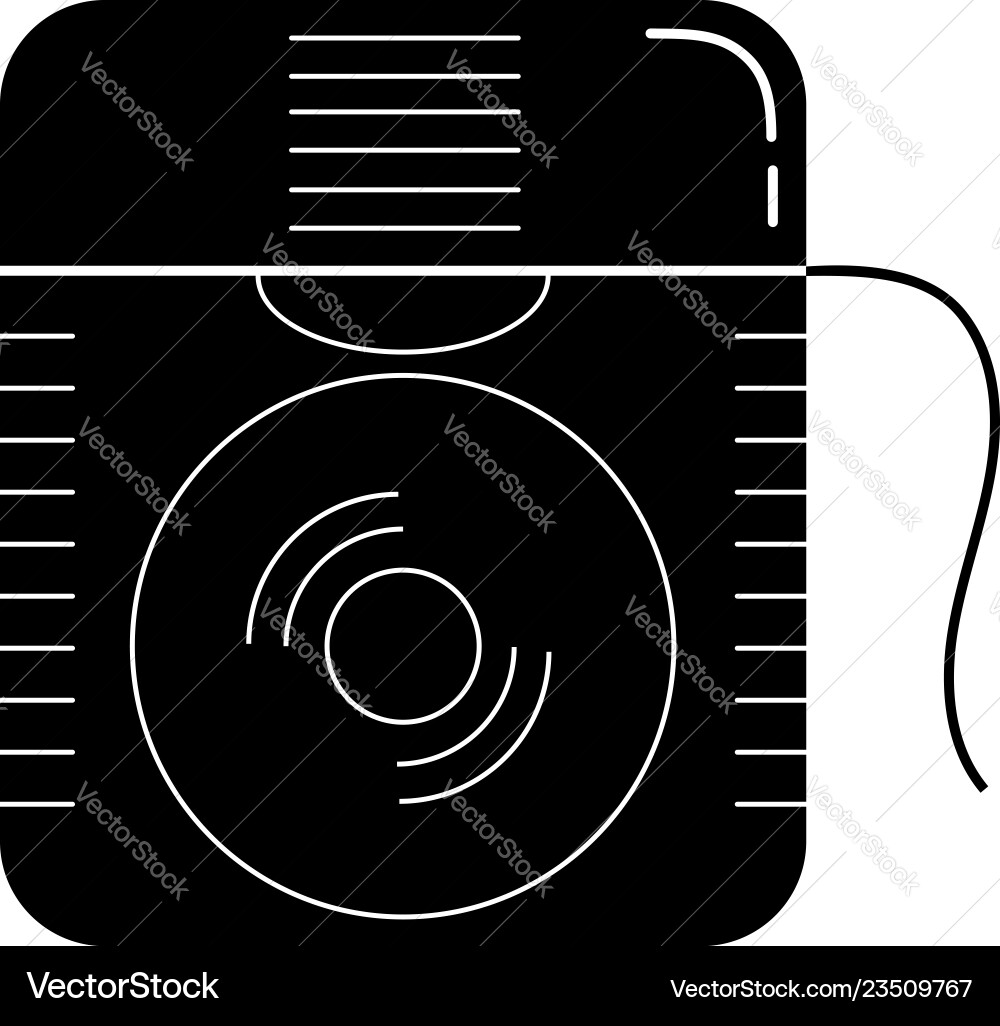 Floss box icon simple style Floss box icon simple style vector image
