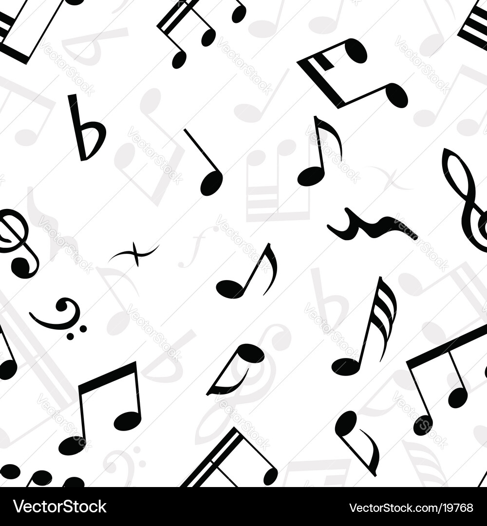 Musical Notes Background vector image