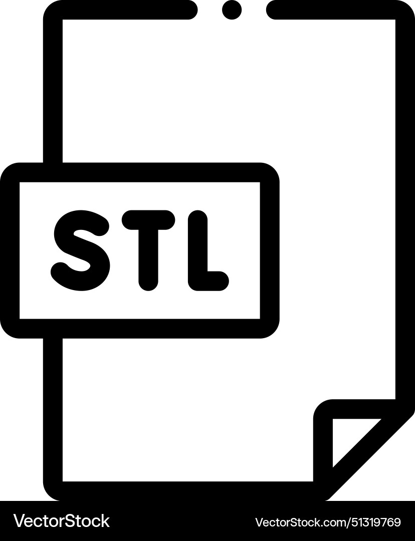 3d file icon thin linear style design isolated 3d file icon thin linear style design isolated Vector Image