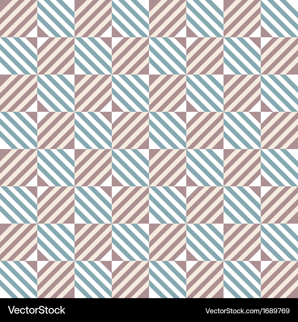 Abstract pattern of squares and stripes Vector Image