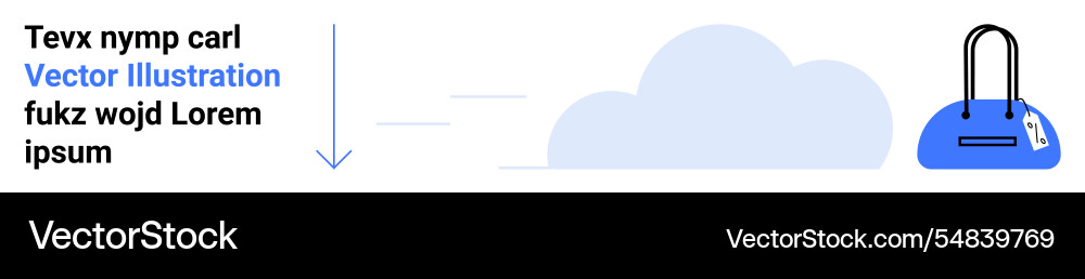 Cloud upload concept with and transfer arrow Cloud upload concept with and transfer arrow vector image