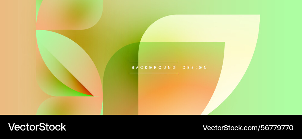 Abstract gradient shapes overlap light orange Abstract gradient shapes overlap light orange Vector Image