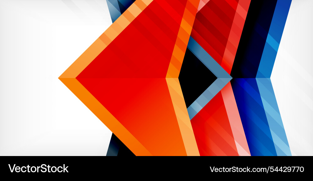 Arrows with 3d effect abstract background Arrows with 3d effect abstract background vector image