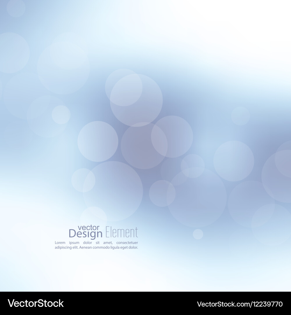 Bokeh Blurred Abstract Background vector image