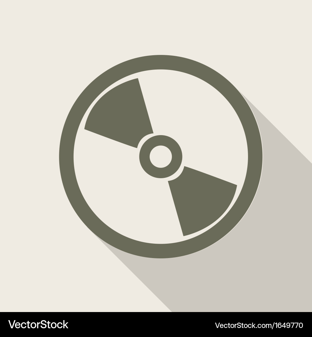 Compact disk web icon Vector Image