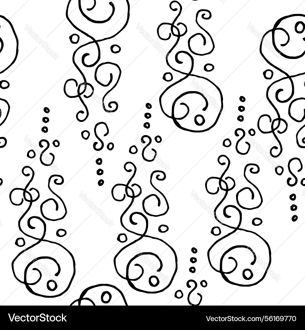Elements for the seamless pattern design doodle Vector Image