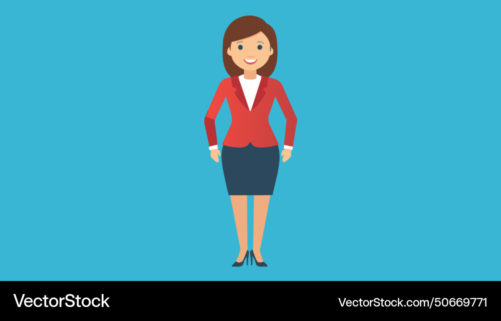 Business women character art vector image