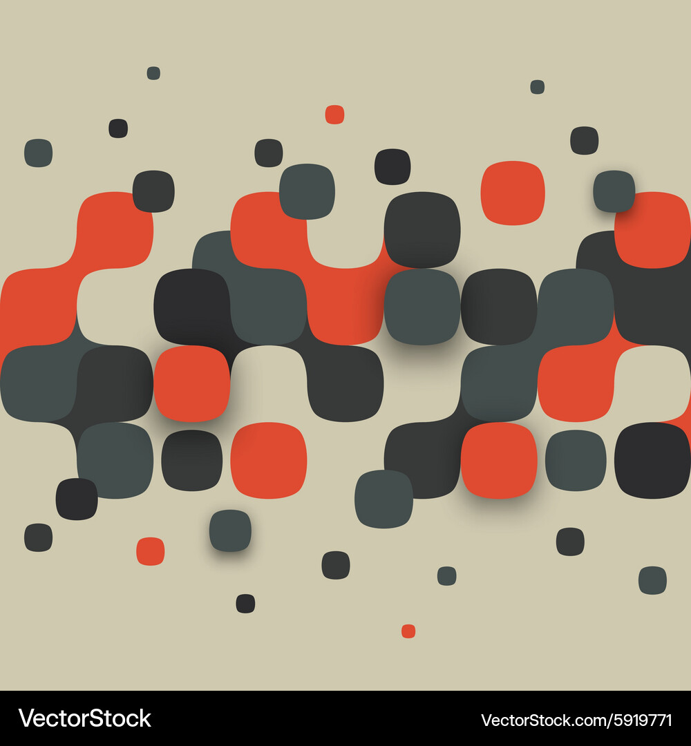 Geometric Square Pattern Vector Image