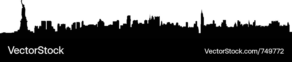 Cityscapes silhouettes Hintergrund Vektorbild
