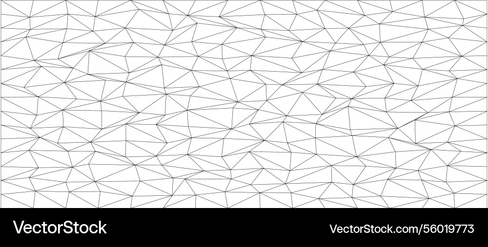Abstract geometric pattern with irregular vector image