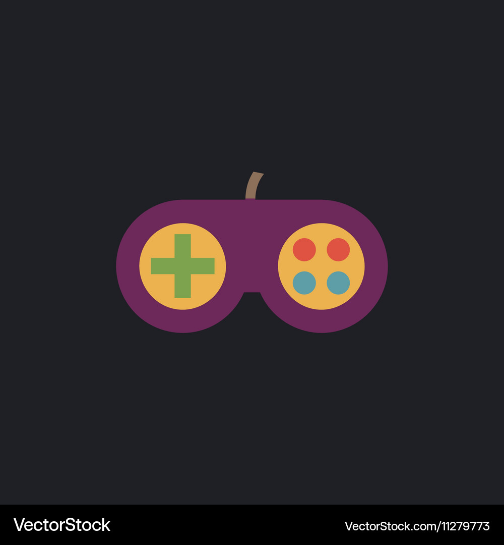 Joystick computer symbol Vector Image